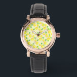 Yellow Lemons Watch Gift<br><div class="desc">Fresh Yellow Lemons Watches Gift - MIGNED Design</div>