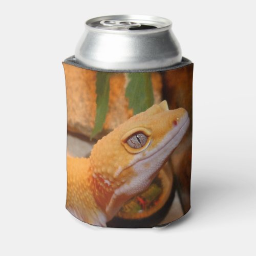 Yellow Leopard Gecko Can Cooler