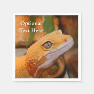 Yellow Leopard Gecko Napkins