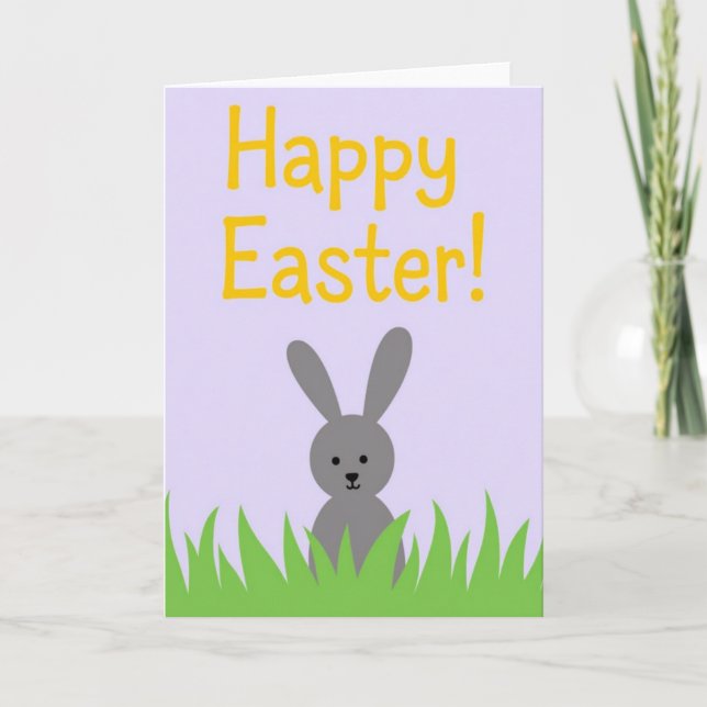 Yellow Letter Spring Card (Front)