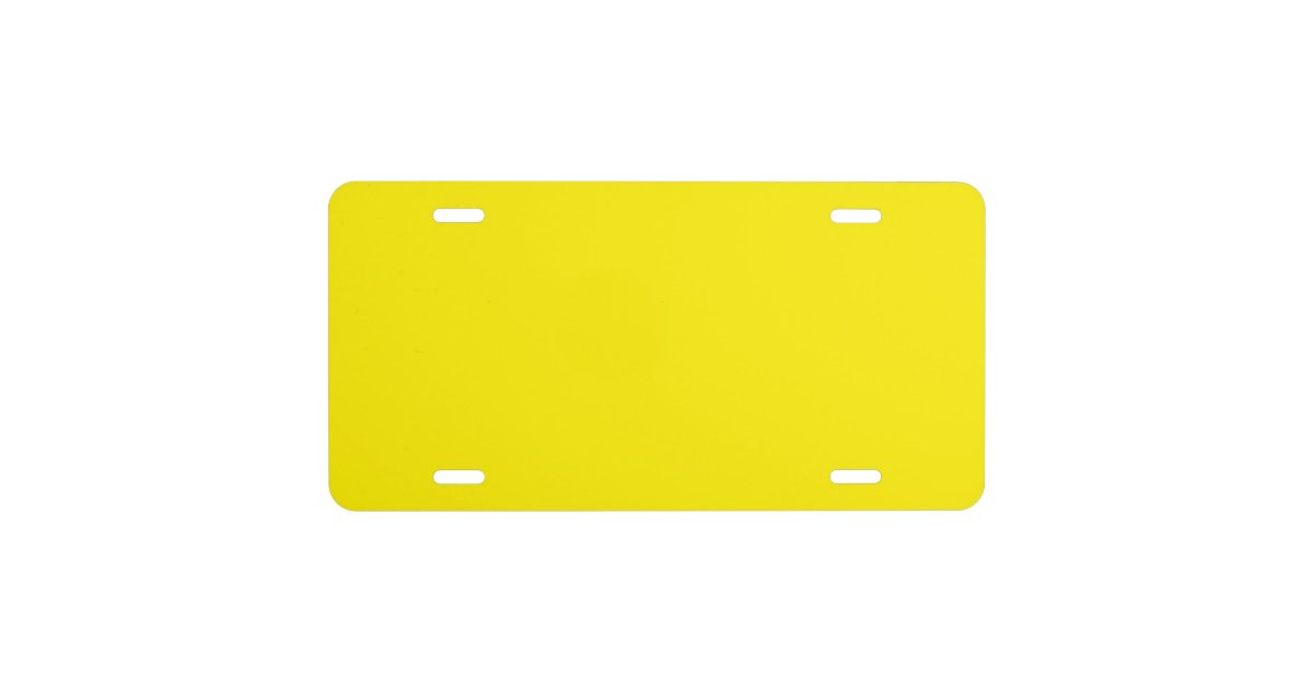 yellow-license-plate-zazzle