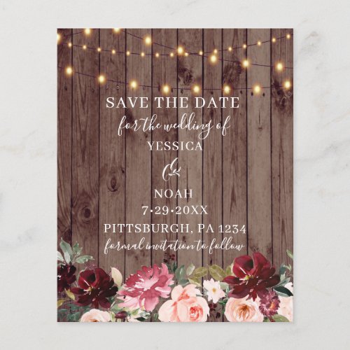 Yellow Light Budget Wood Wedding Floral Wooden 