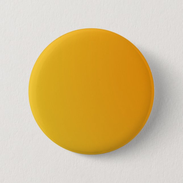 Yellow light orange aesthetic decorative button (Front)