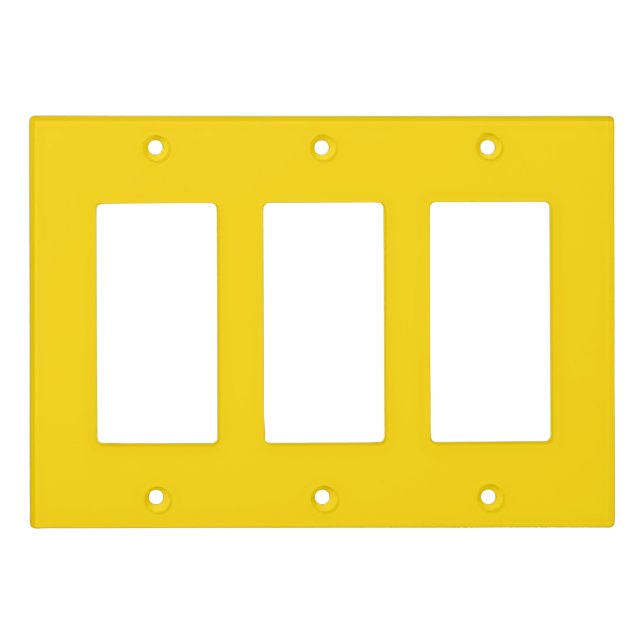 yellow light switch cover (Front)