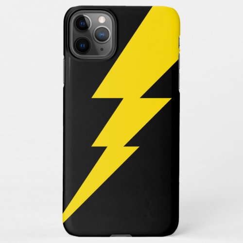 Yellow Lightning Bolt iPhone 11Pro Max Case