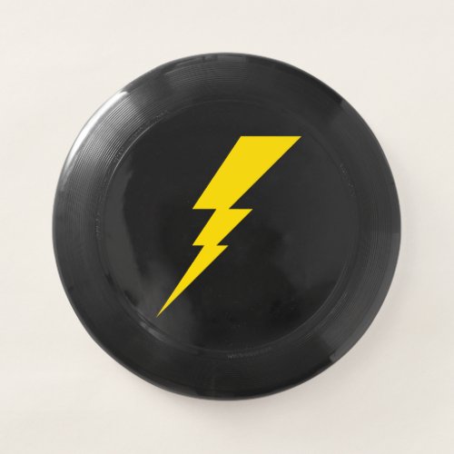 Yellow Lightning Bolt Wham_O Frisbee