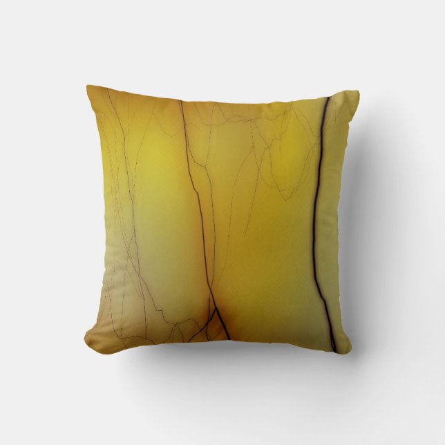 Yellow lightning pillow (Front)