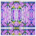 Yellow Lilac Iris Fabric