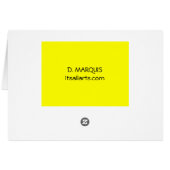 YELLOW LILLIES CARDS (Back Horizontal)