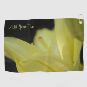 Yellow Lily by Shirley Taylor Golf Towel