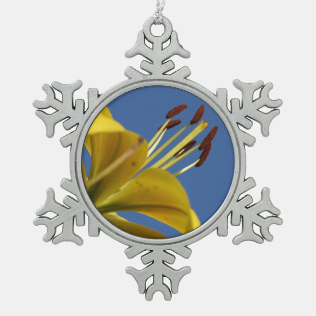 Yellow Lily Ornament (Front)