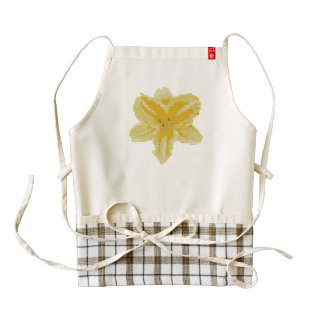 Yellow Lily Zazzle HEART Apron