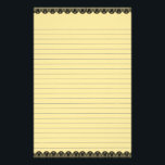 Yellow Lined Stationery<br><div class="desc">Yellow Lined Stationery</div>