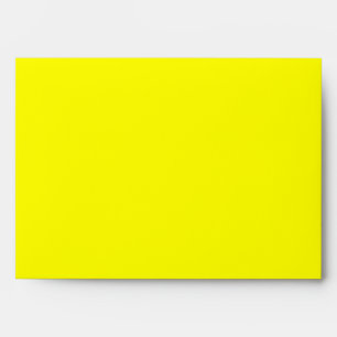 Yellow Lined with Black and White Stripes Envelope