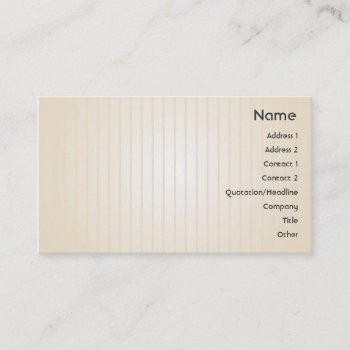 Yellow Lines - Business Business Card by ZazzleProfileCards at Zazzle