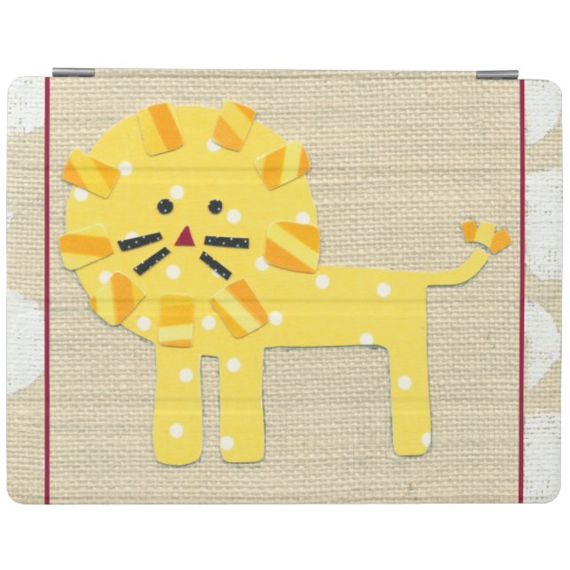 Yellow Lion with White Polka Dots iPad Smart Cover (Horizontal)