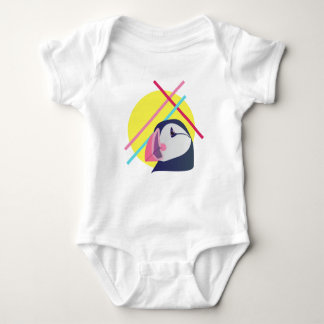 Yellow Little Puffling Baby Bodysuit