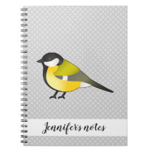 Yellow Little Wild Bird & Custom Title