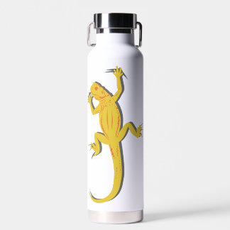 Yellow Lizard Water Bottle