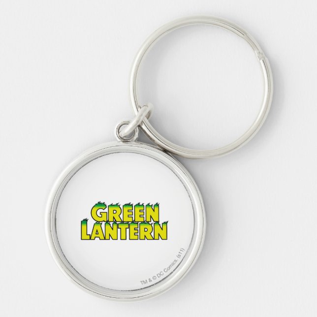 Yellow Logo Flames Keychain (Front)