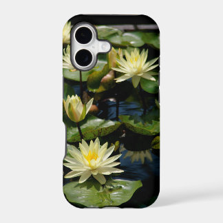 Yellow Lotus Waterlillies phone case