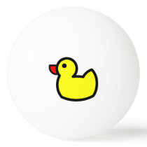 Yellow Lucky Ducky Ping Pong Ball Yellow Lucky Ducky Ping Pong Ball