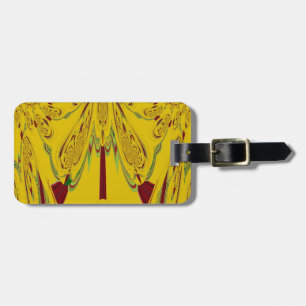 Yellow Luggage Tag