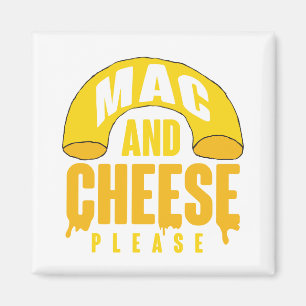 Yellow Macaroni Cheese for kids Mac and Cheese Magnet