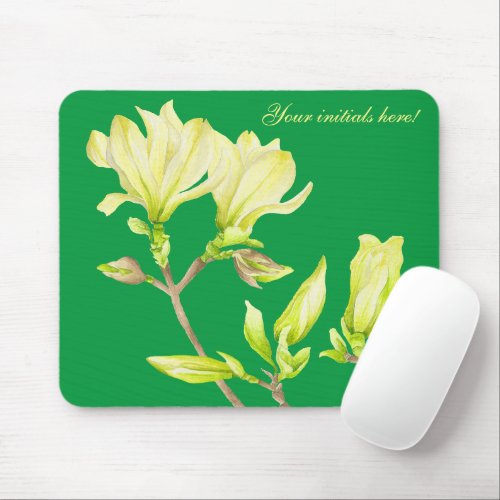 Yellow Magnolias on a Mouse Pad