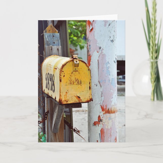 Yellow Mailbox Card (Front)