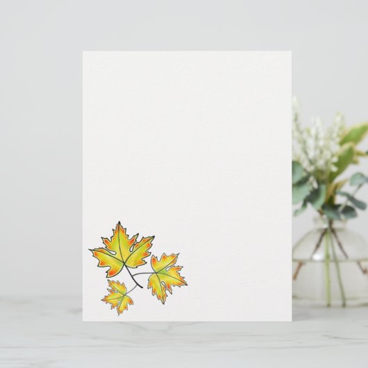 Yellow Maple Leaf (Standing Front)
