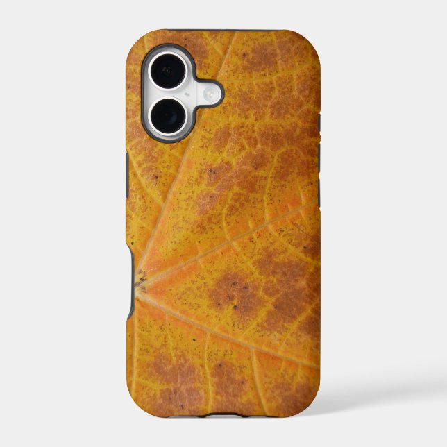 Yellow Maple Leaf Autumn Abstract Nature Case-Mate iPhone Case (Back)