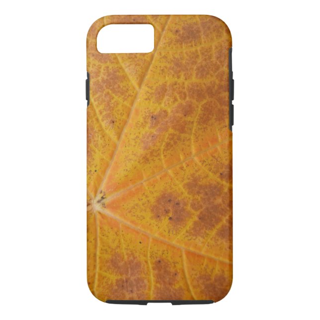 Yellow Maple Leaf Autumn Abstract Nature Case-Mate iPhone Case (Back)