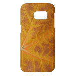 Yellow Maple Leaf Autumn Abstract Nature Samsung Galaxy S7 Case