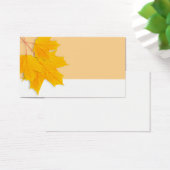 Yellow maple leaves (Desk)