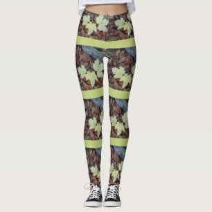 Yellow Maple Leaves Legging