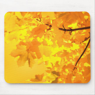 Yellow Maple Mouse Pad