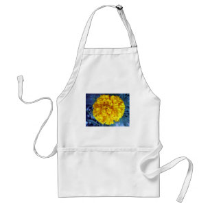 Yellow Marigold Adult Apron