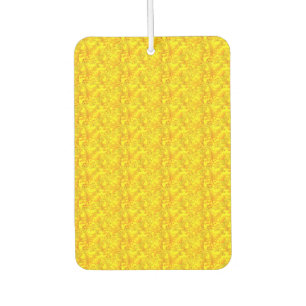 Yellow Marigold Floral Seamless Pattern Air Freshener