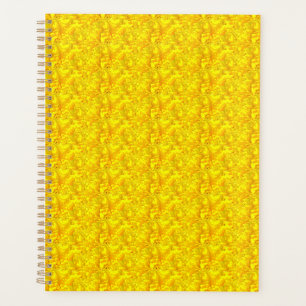 Yellow Marigold Floral Seamless Pattern Planner