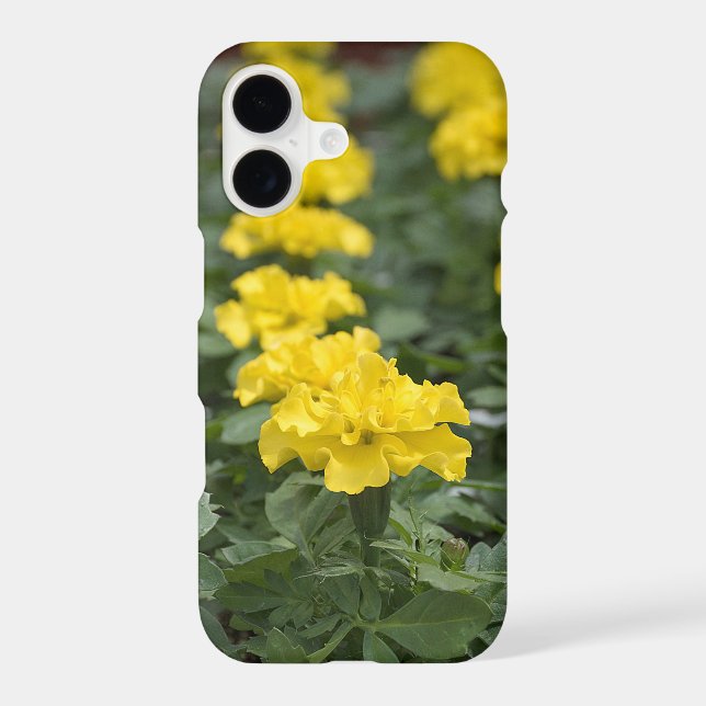 Yellow Marigold Flower Garden Case-Mate iPhone Case (Back)