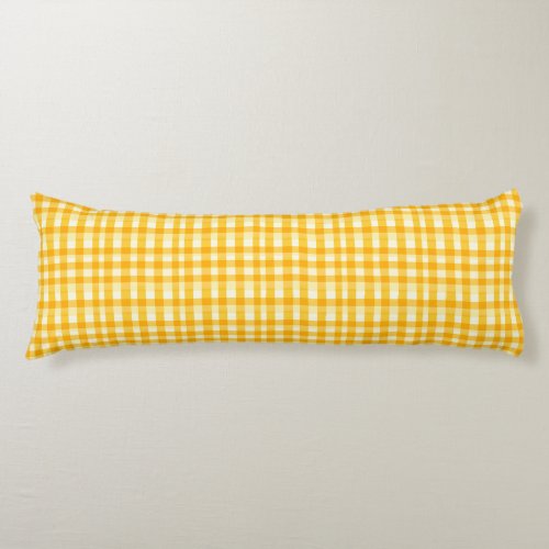 Yellow Matchmaker Body Pillow Check Into Comfort Body Pillow