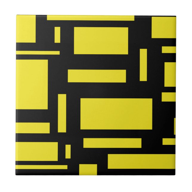 Yellow Maze Tile (Front)