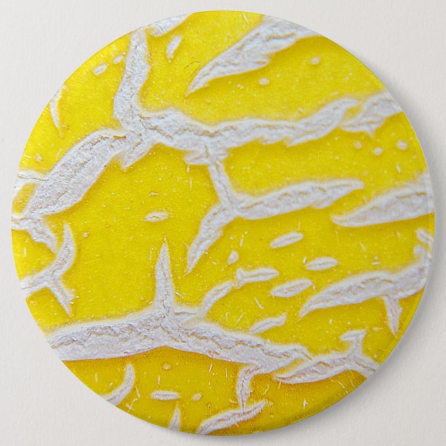 Yellow melon pattern  button (Front)