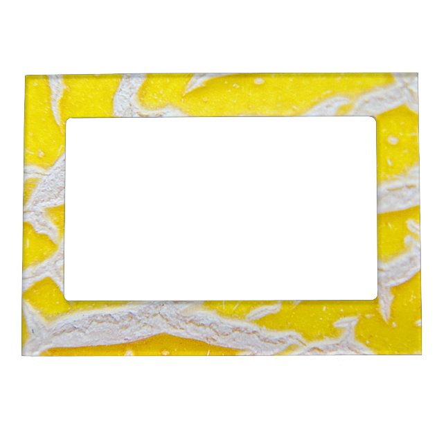 Yellow melon pattern magnetic frame (Front)