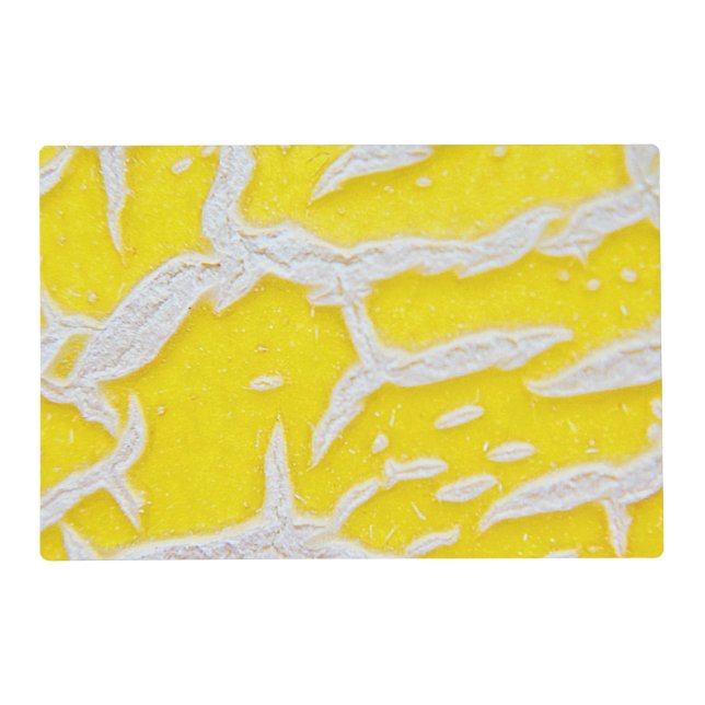 Yellow melon pattern placemat (Front)