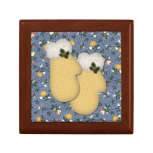Yellow Mittens Christmas Gift Box