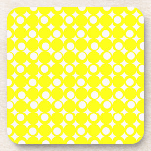 Yellow Mod Ball Design @ Emporio Moffa Drink Coaster