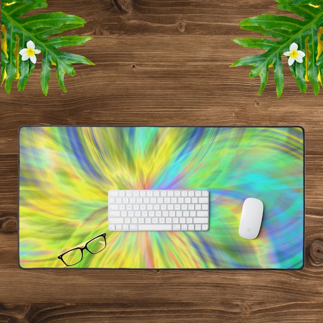 Yellow Modern Aesthetic Pattern Desk Mat (Creator Uploaded)