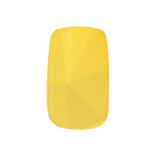 Yellow modern cool trendy urban geometric art minx nail art